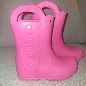 CROCS Vibrant Pink Kids' Boots